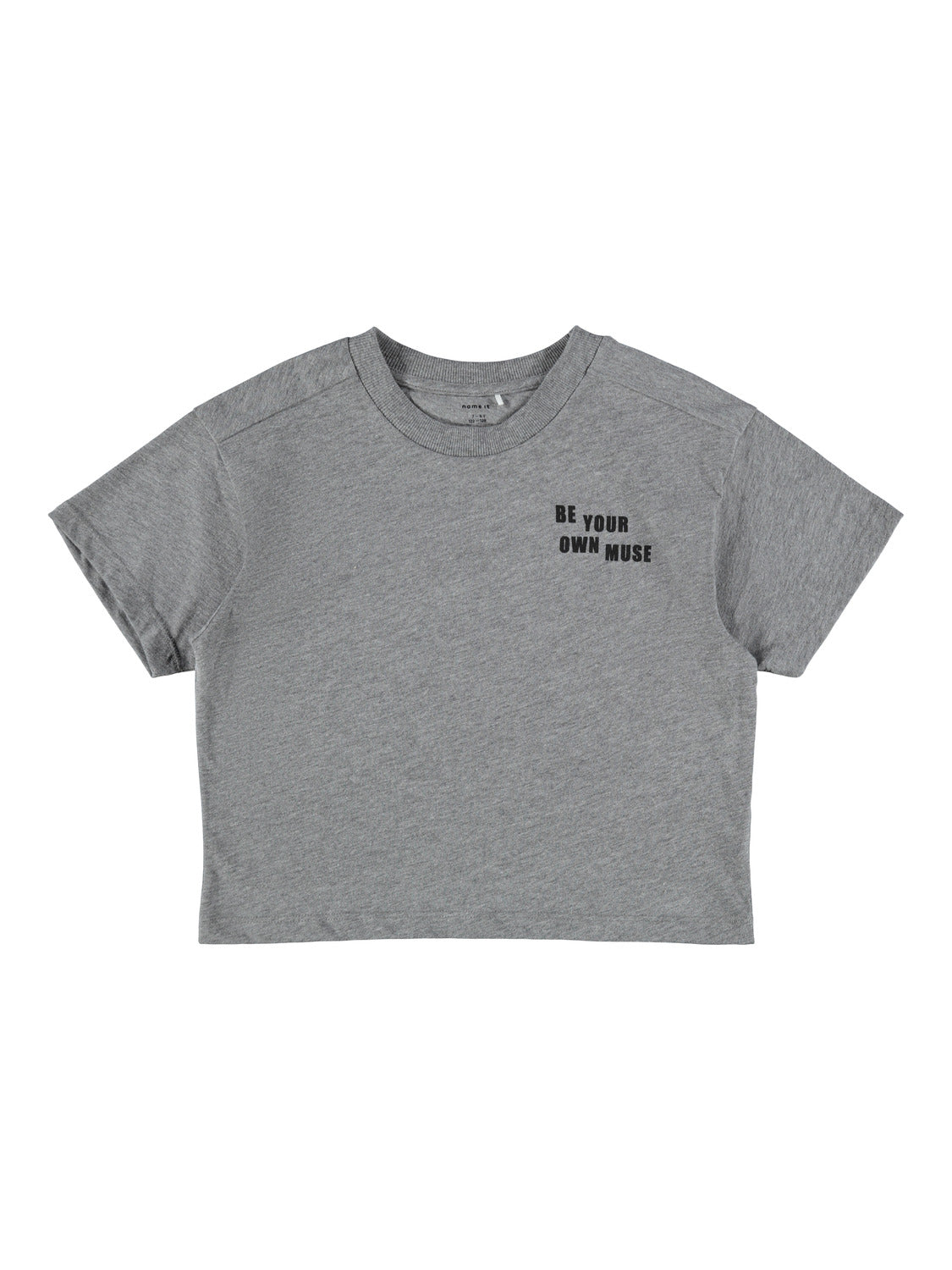 NKFLIKAS T-shirts & Tops - Grey Melange